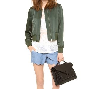 CLUB MONACO - Satin Green Bomber